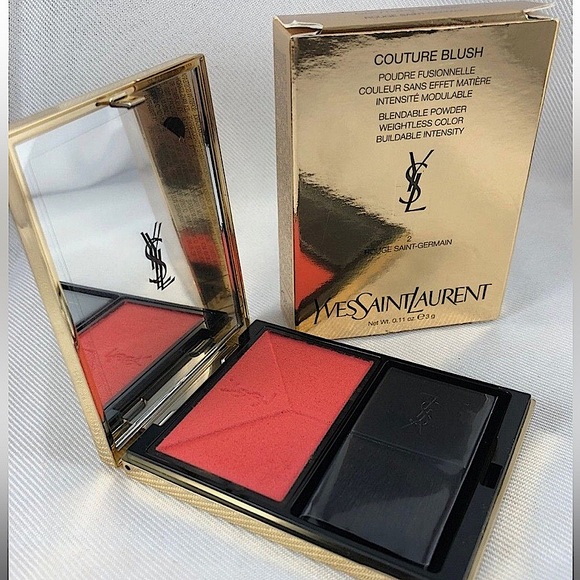 New! 🌺 YSL Pink Blusher Couture Blush Powder ROUGE SAINT GERMAIN 2 - Picture 1 of 5